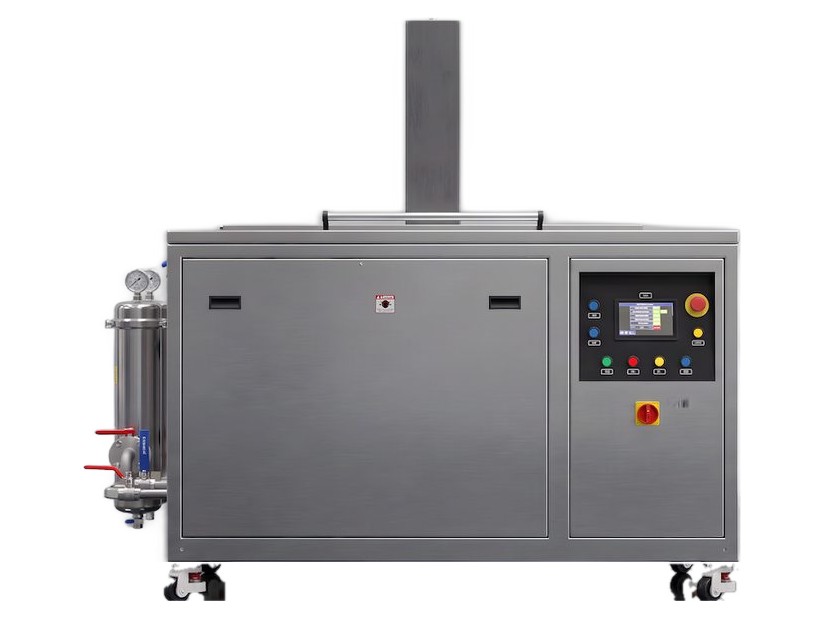 Misonics EVS 300 ultrasonic cleaning tank, front elevation