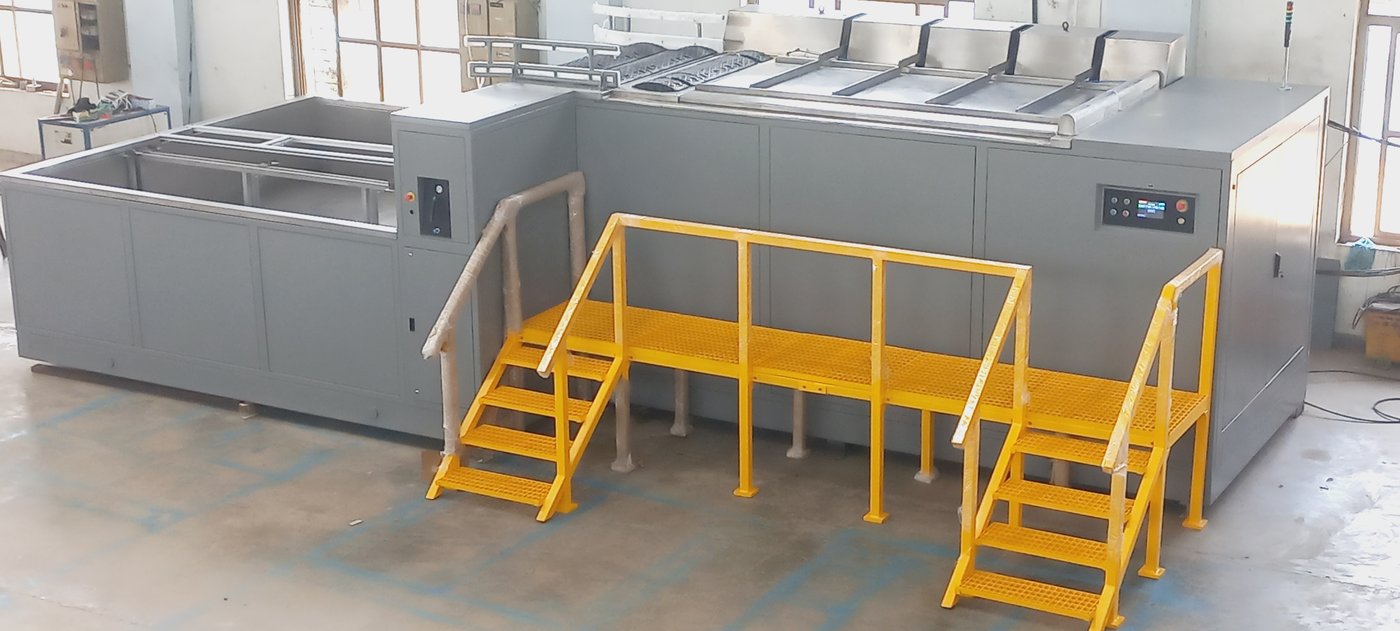Misonics EVS 7000-PL heavy industrial cleaning system before despatch