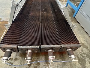 EVS 7000-PL — fouled cores awaiting cleaning