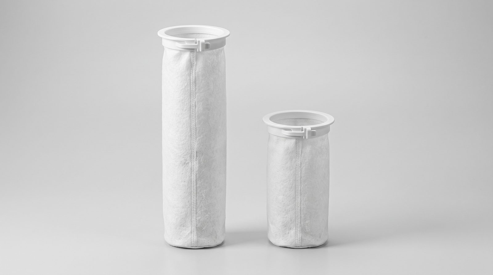 Size 4, 5 Micron Liquid Filter Bag — Polypropylene Felt
