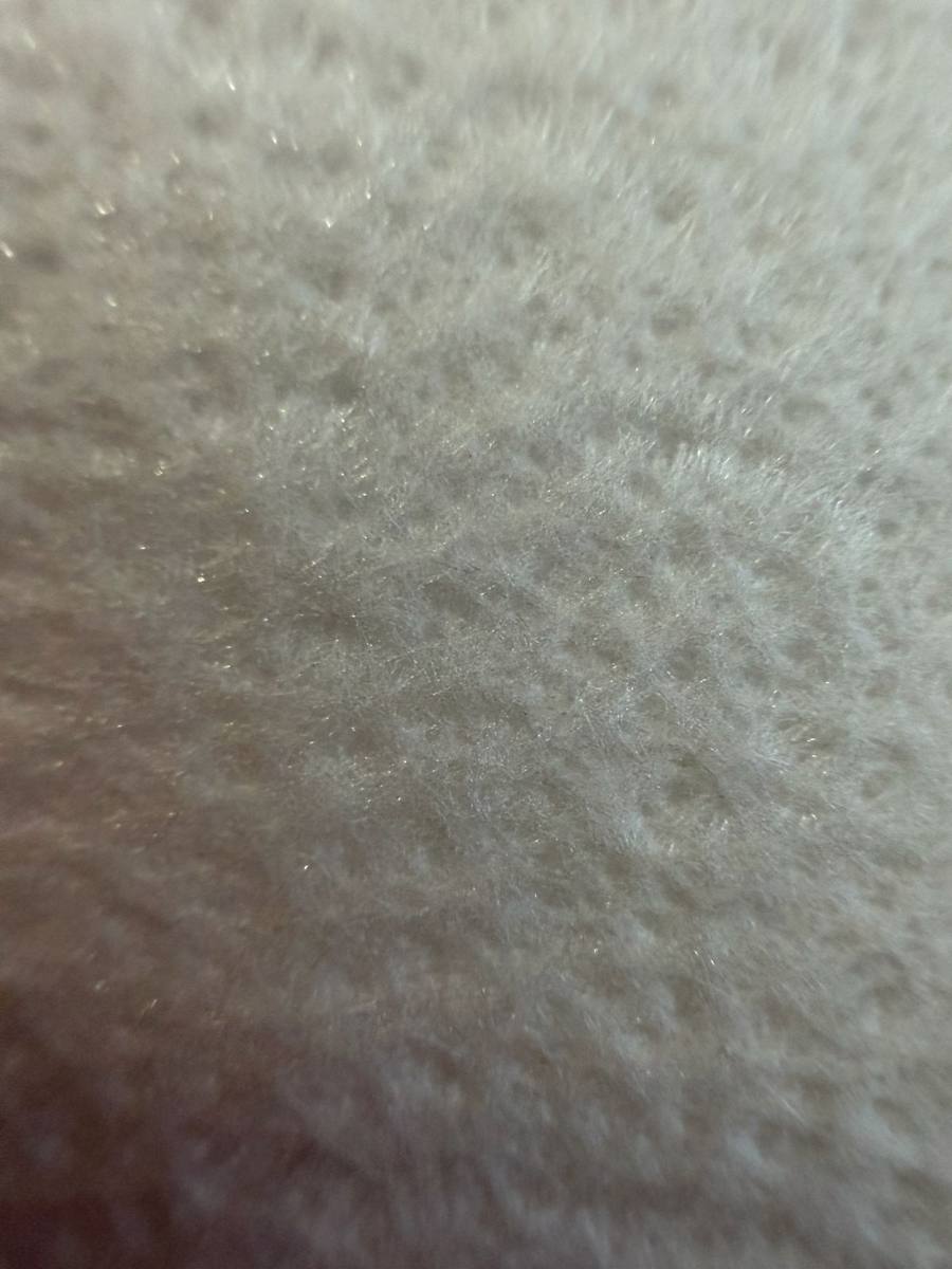 Close view of filter bag felt media