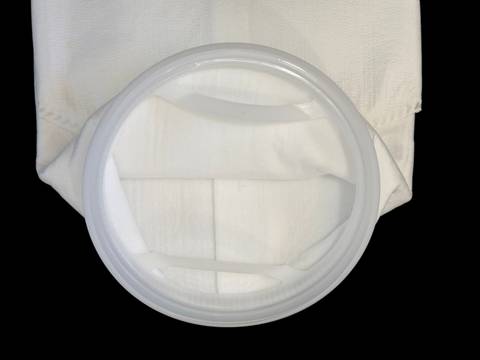 Mesh bag mouth and collar — actual product