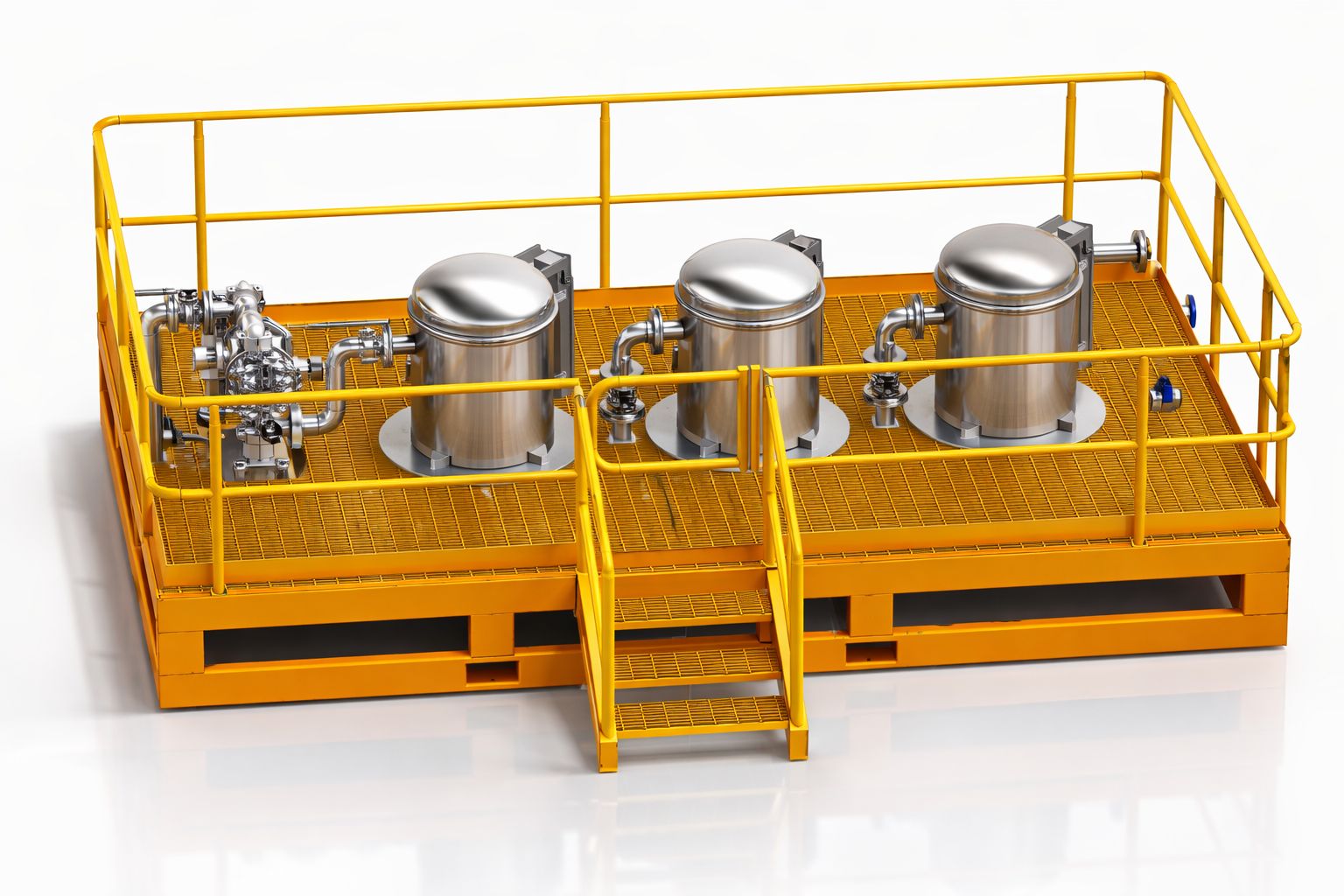 Misonics filtration platform skid