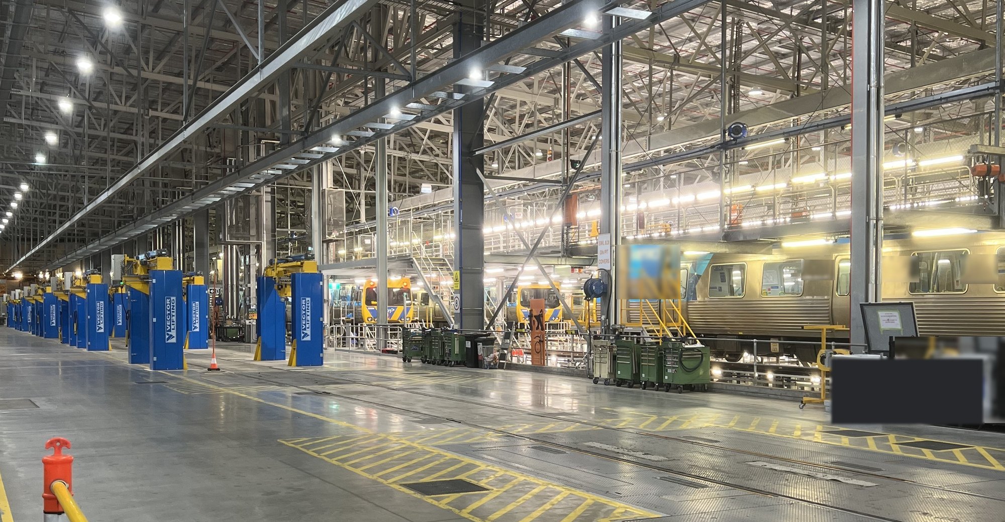 Australian rail maintenance facility