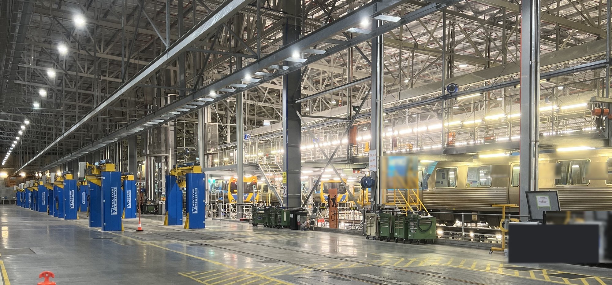 Australian rail maintenance facility