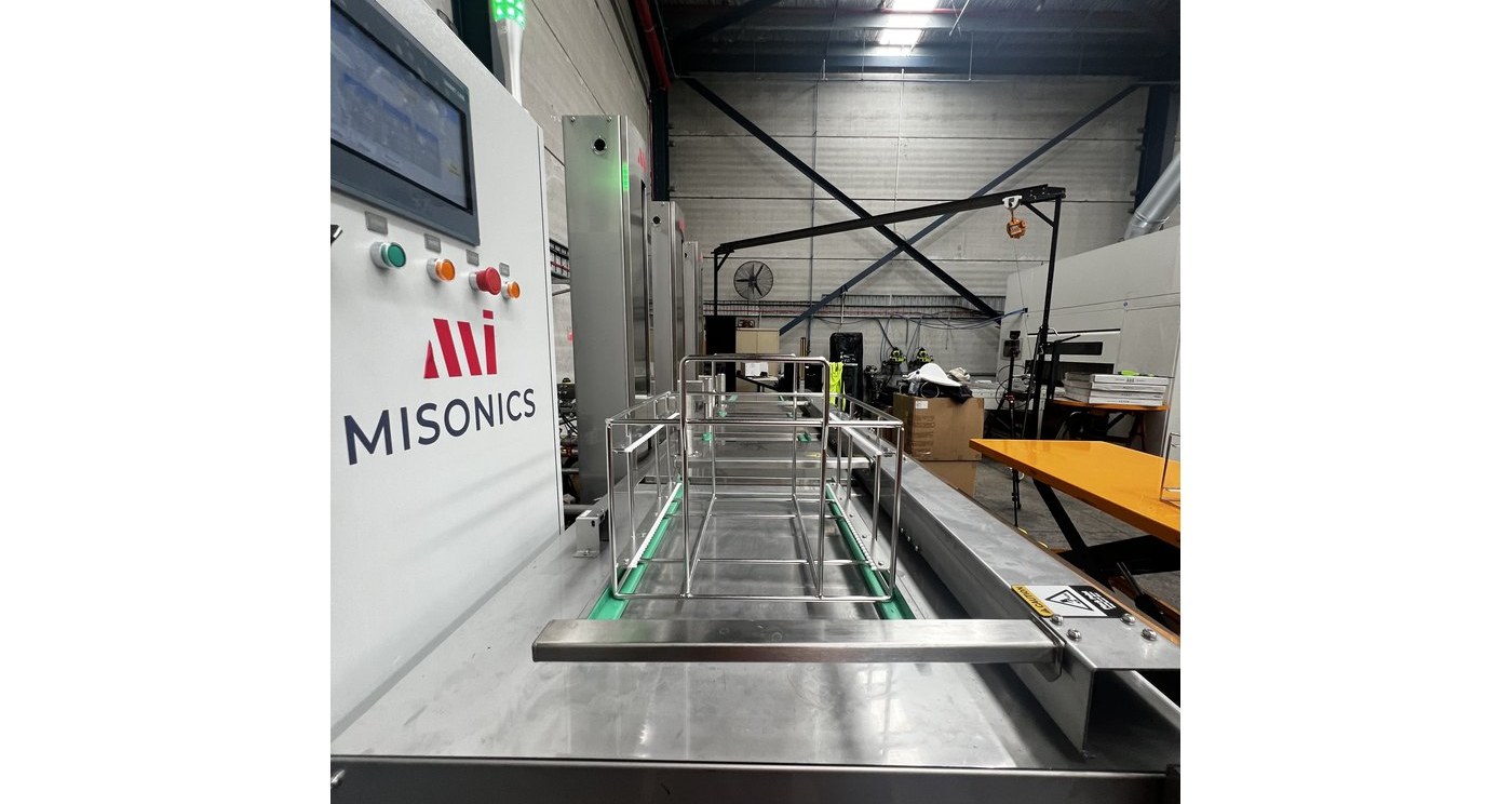 A SonoLine multi stage ultrasonic cleaning line