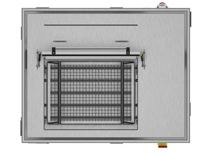 Misonics MSX 140 industrial ultrasonic cleaner — Tank from above — 700 × 500 mm working area