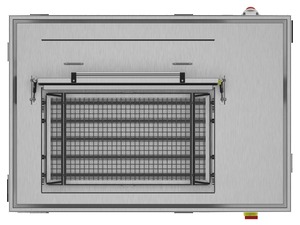 Misonics MSX 240 industrial ultrasonic cleaner — Tank from above — 900 × 500 mm working area