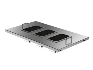 Misonics MSX 240 industrial ultrasonic cleaner — Twin pan insert