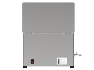 Misonics MSX 30 industrial ultrasonic cleaner — Rear — power inlet and drain