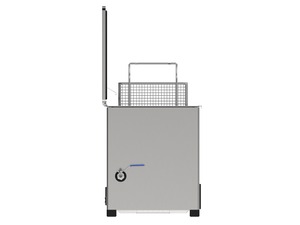 Misonics MSX 30 industrial ultrasonic cleaner — Left side — drain valve