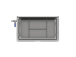 Misonics MSX 30 industrial ultrasonic cleaner — Tank from above — 490 × 235 mm working area