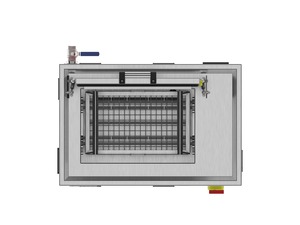 Misonics MSX 50 industrial ultrasonic cleaner — Tank from above — 500 × 300 mm working area