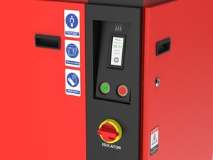 Misonics MSX 70 industrial ultrasonic cleaner — Control panel and touchscreen