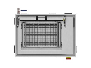 Misonics MSX 70 industrial ultrasonic cleaner — Tank from above — 600 × 400 mm working area
