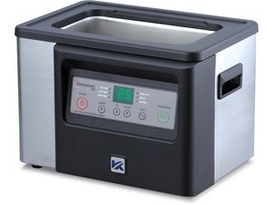 Misonics PowerSonic 603 benchtop ultrasonic cleaner — Front, tank and control panel