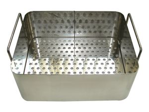 Misonics PowerSonic 610 benchtop ultrasonic cleaner — Perforated stainless basket