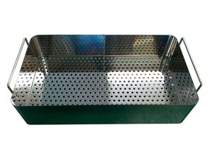 Misonics PowerSonic 620 benchtop ultrasonic cleaner — Perforated stainless basket