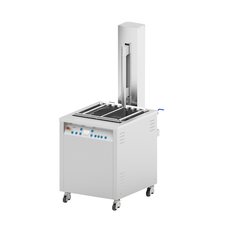 Misonics SonoLift powered-lift ultrasonic cleaner — SL-85, tank open