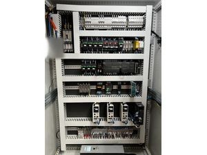 Misonics SonoLine automated ultrasonic cleaning line — Control cabinet — breakers, contactors and I/O