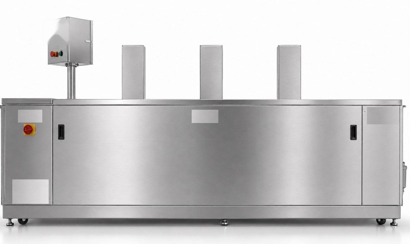 UltraKleen Pro three-station ultrasonic cleaning line